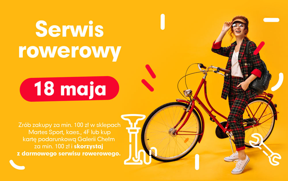 Serwis rowerowy w Galerii Chełm