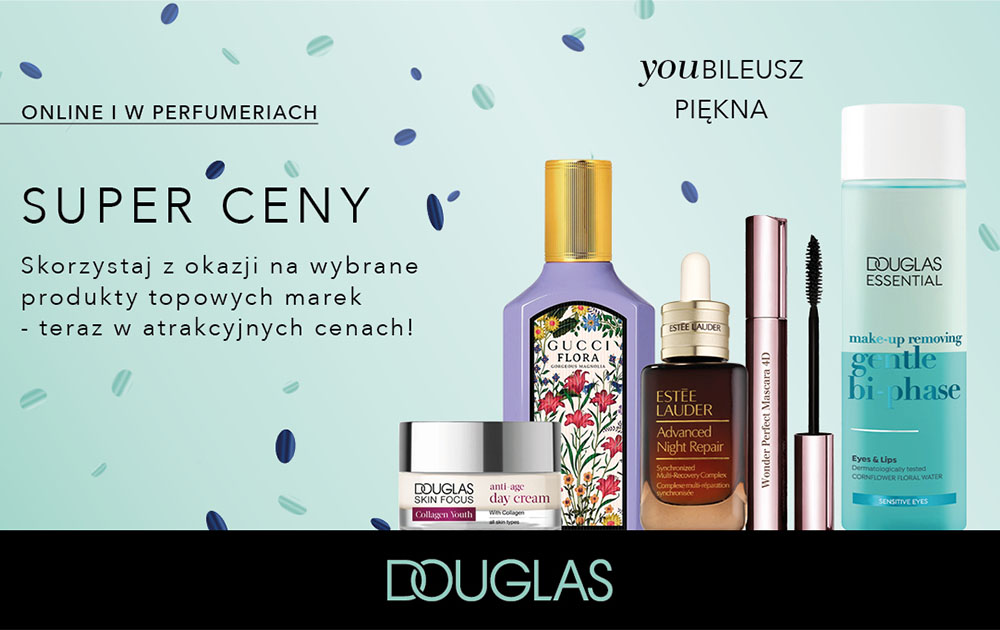 Superceny w perfumeriach Douglas!