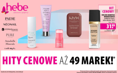 Twoje ulubione marki – hity cenowe w Hebe!