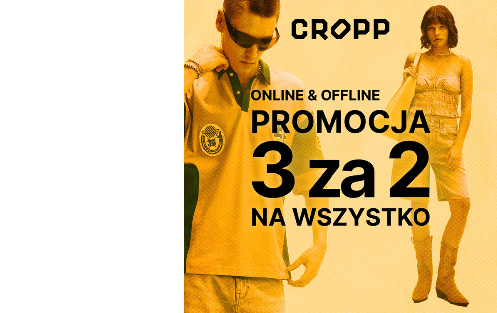 Promocja 3 za 2 w Cropp!